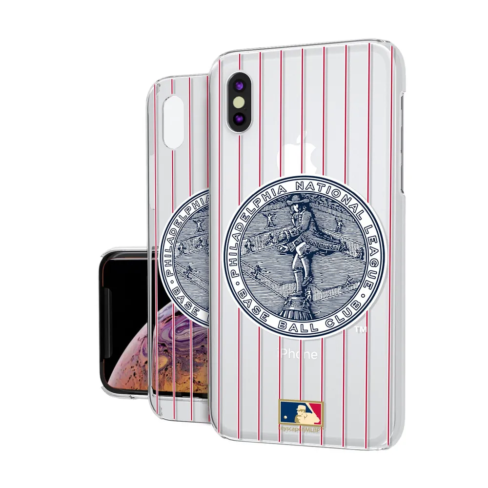 Philadelphia Phillies Cooperstown Pinstripe iPhone Clear Case