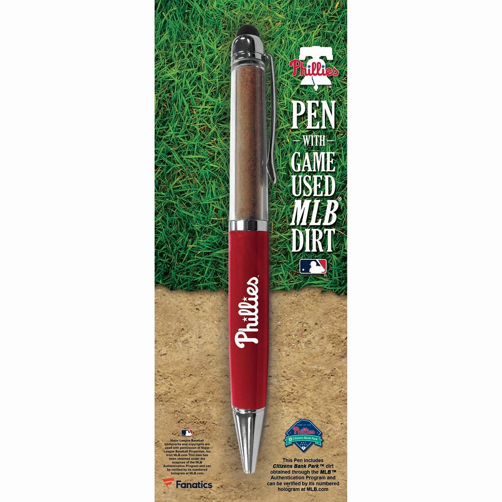 Philadelphia Phillies Executive Pen with Game-Used Dirt