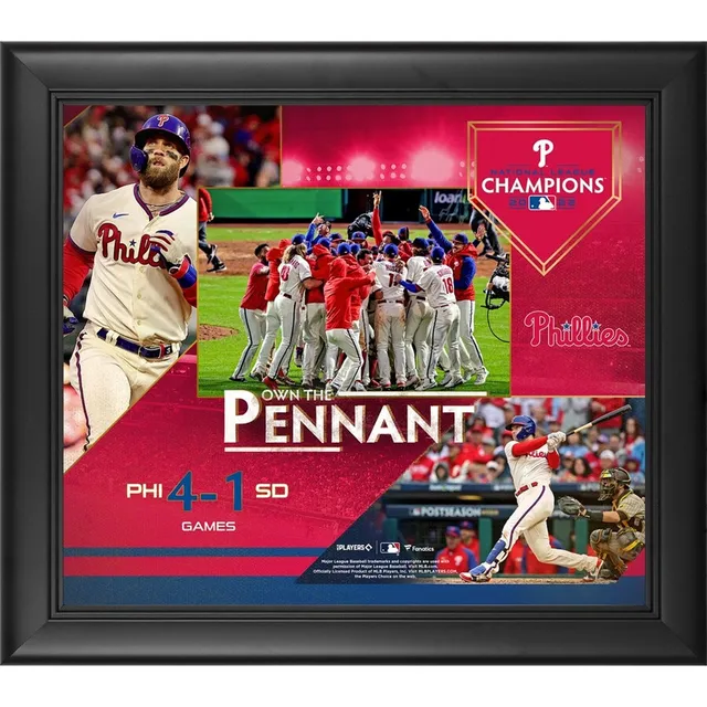 Lids Bryce Harper Philadelphia Phillies Fanatics Authentic Autographed  Framed White Nike Authentic Jersey Collage