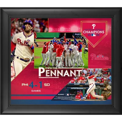 Philadelphia Phillies 2022 National League Champions Celebration 8 x 10  Framed Baseball Photo