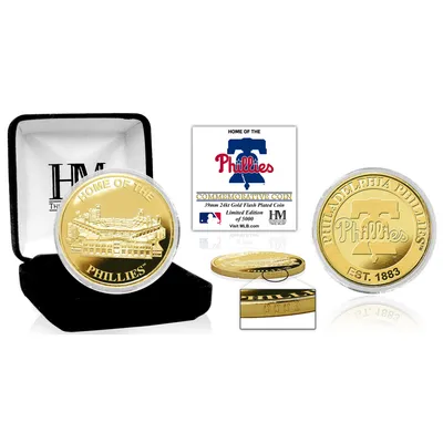 Philadelphia Phillies Highland Mint Stadium Gold Mint Coin