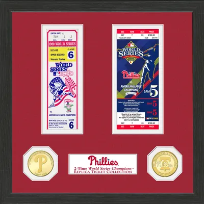 Philadelphia Phillies Highland Mint World Series Ticket Collection