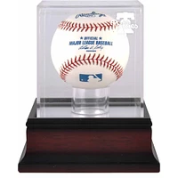 Philadelphia Phillies Mahogany Baseball Logo Display Case