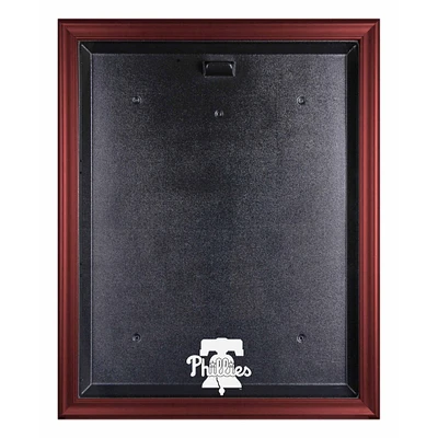 Philadelphia Phillies Mahogany Framed 2019 Logo Jersey Display Case