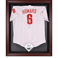 Philadelphia Phillies Mahogany Framed Logo Jersey Display Case