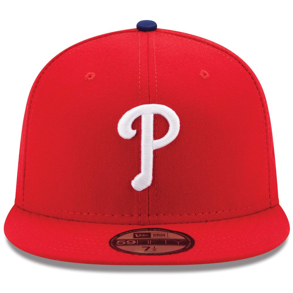 Philadelphia Phillies New Era Game Authentic Collection On-Field 59FIFTY - Fitted Hat Red