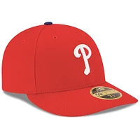Philadelphia Phillies New Era Game Authentic Collection On-Field Low Profile 59FIFTY - Fitted Hat Red