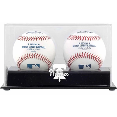 Philadelphia Phillies Two Baseball Cube Logo Display Case