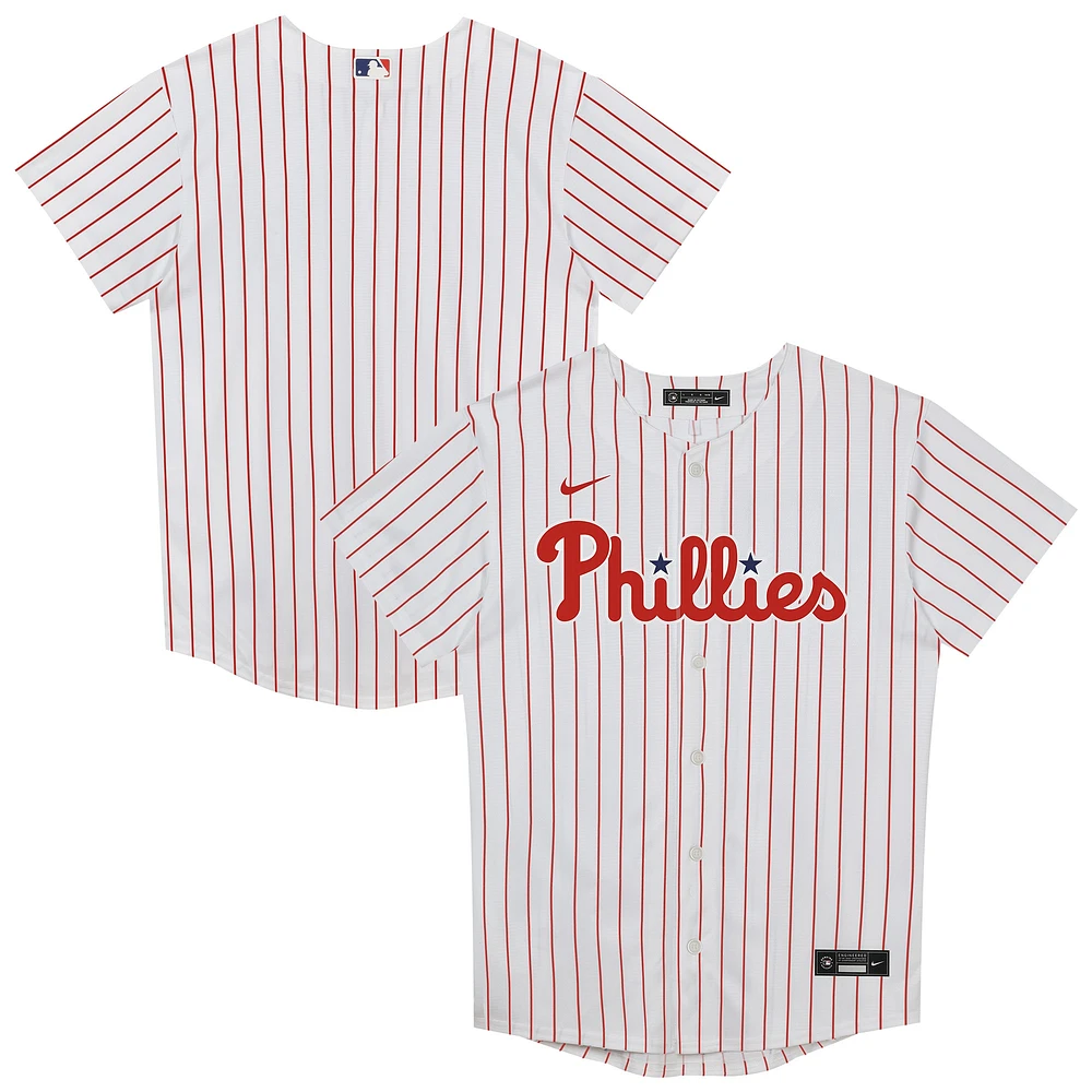 Preschool White Philadelphia Phillies Home Blank Replica Jersey