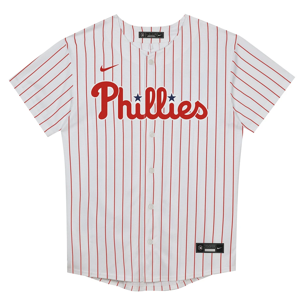 Preschool White Philadelphia Phillies Home Blank Replica Jersey