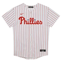 Preschool White Philadelphia Phillies Home Blank Replica Jersey
