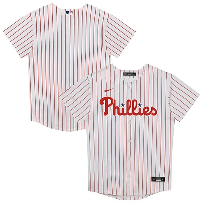 Preschool White Philadelphia Phillies Home Blank Replica Jersey
