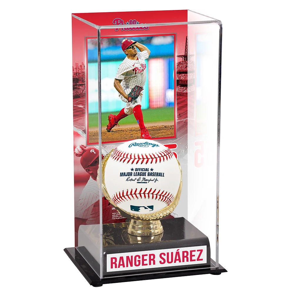 Ranger Suarez Philadelphia Phillies Gold Glove Display Case with Image
