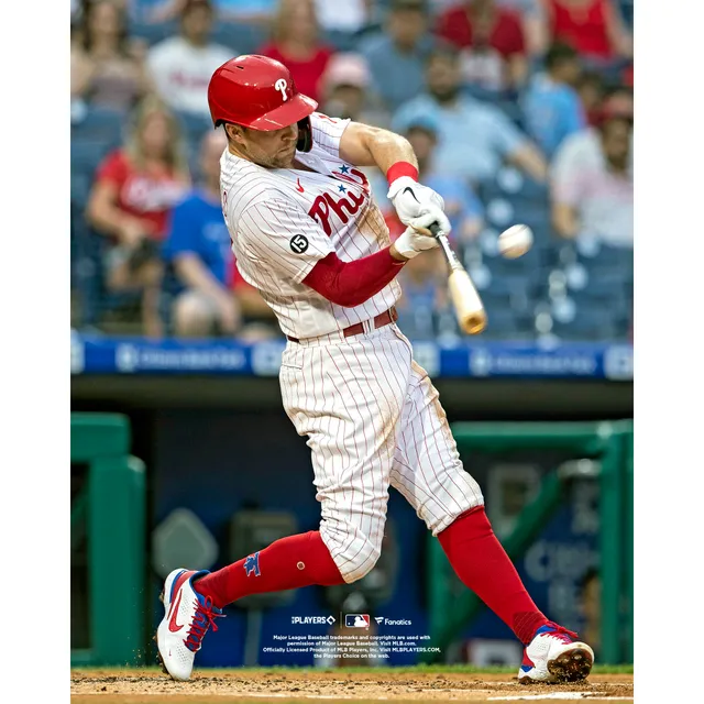 Lids Kyle Schwarber Philadelphia Phillies Fanatics Authentic Unsigned  Follows Through Photograph