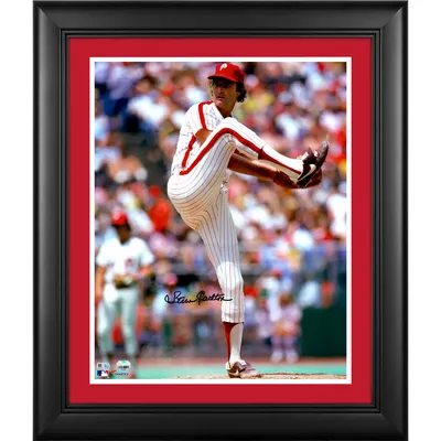 Steve Carlton Philadelphia Phillies Autographed White 1976