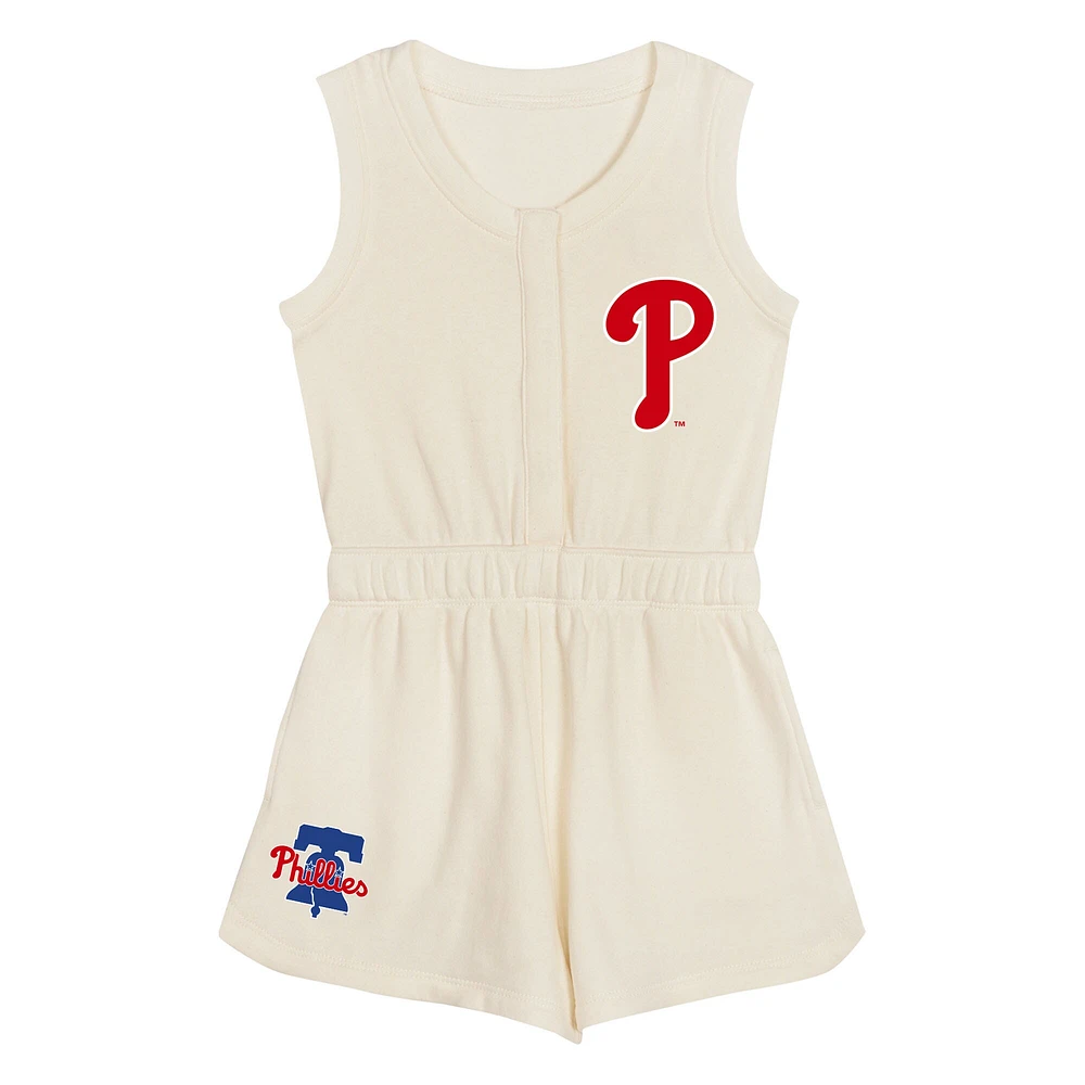 Barboteuse Power Tank pour tout-petits couleur crème Philadelphia Phillies