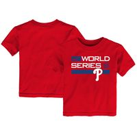 Toddler Nike Red Philadelphia Phillies 2022 World Series Authentic Collection Dugout T-Shirt