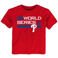 Toddler Nike Red Philadelphia Phillies 2022 World Series Authentic Collection Dugout T-Shirt