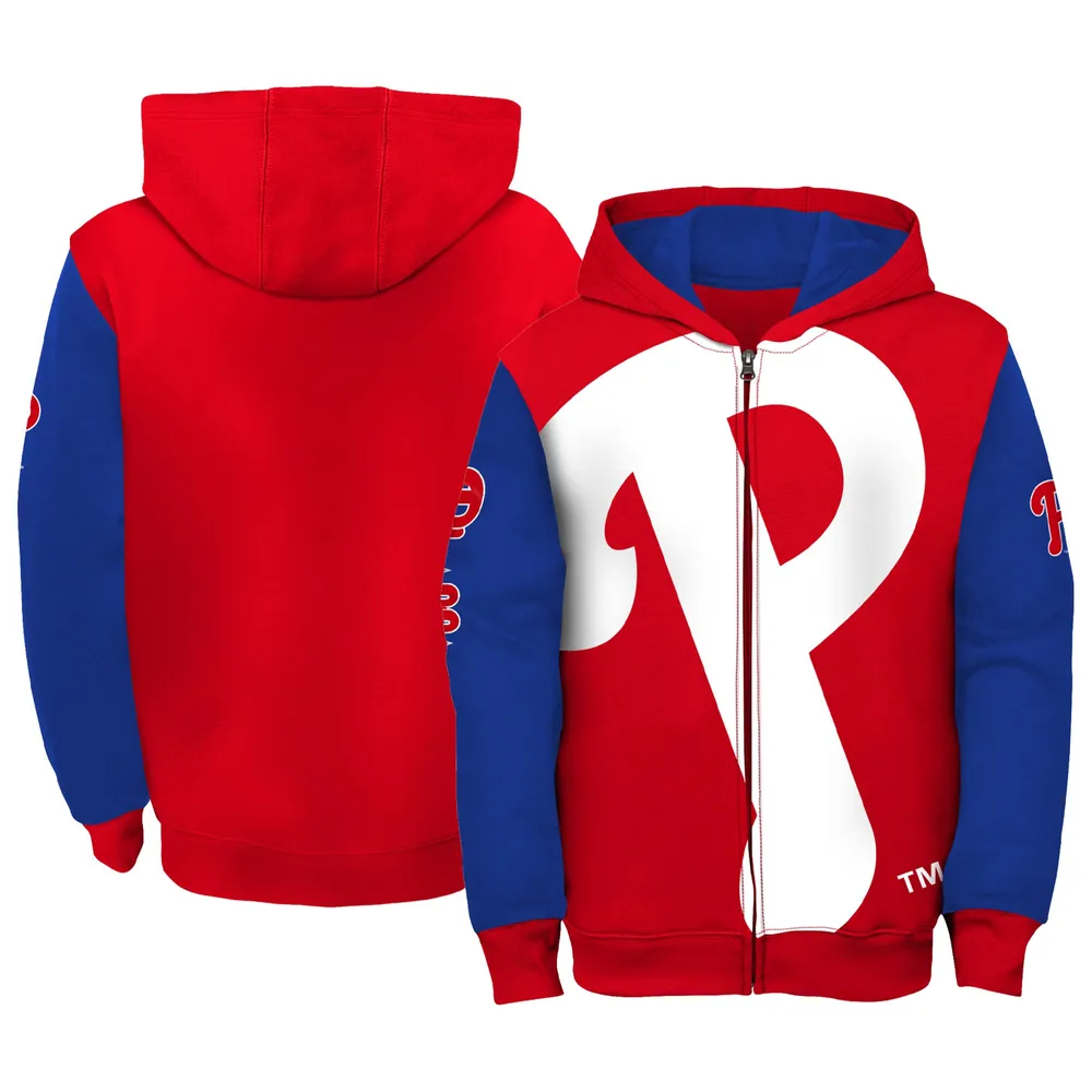 Antigua Women's Philadelphia Phillies Red Victory Hooded Pullover