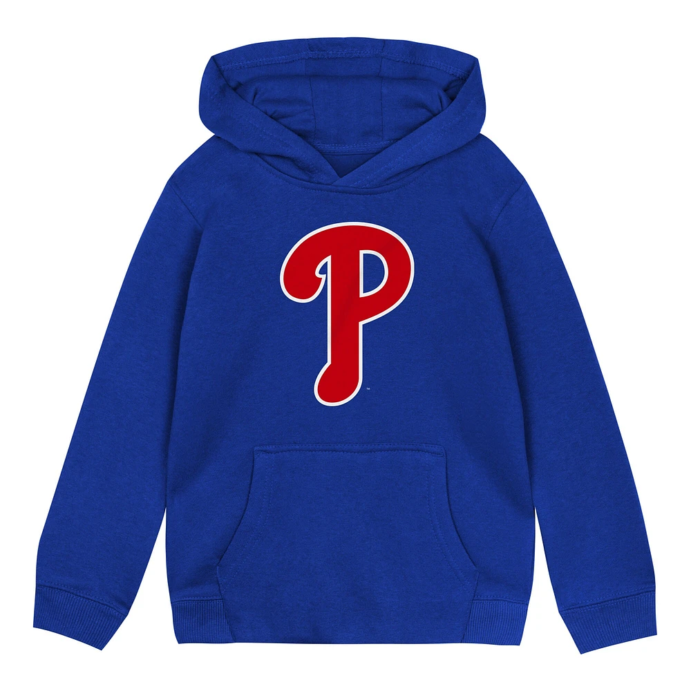 Sweat à capuche en polaire avec logo principal des Royal Philadelphia Phillies pour tout-petit