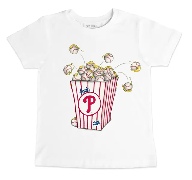 Philadelphia Phillies Tiny Turnip Women's Stitched Baseball T-Shirt - White
