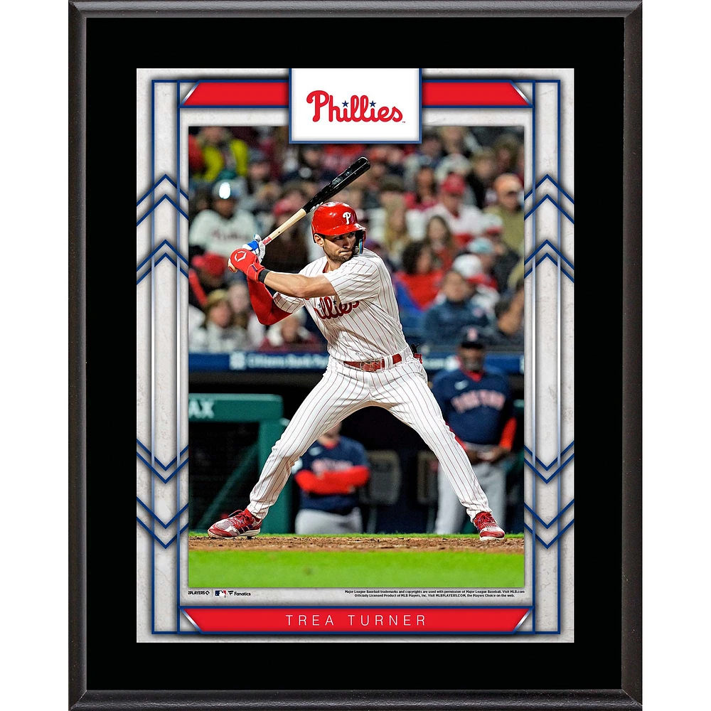Trea Turner Philadelphia Phillies 10.5" x 13" Sublimated Player Plaque