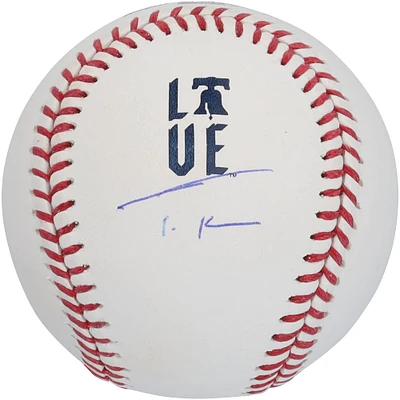 Trea Turner Philadelphia Phillies Autographed City Connect Logo Baseball 