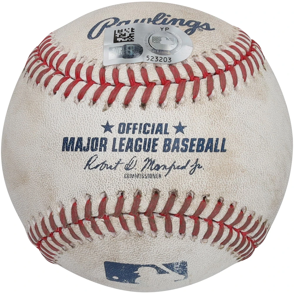 Trea Turner Philadelphia Phillies Autographed Game-Used Baseball vs. Pittsburgh Pirates on July 21, 2024 - RBI Single