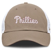 Unisex Nike Khaki/White Philadelphia Phillies Club Trucker Adjustable Hat
