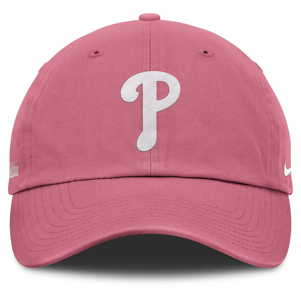 Unisex Nike Pink Philadelphia Phillies Club Adjustable Hat