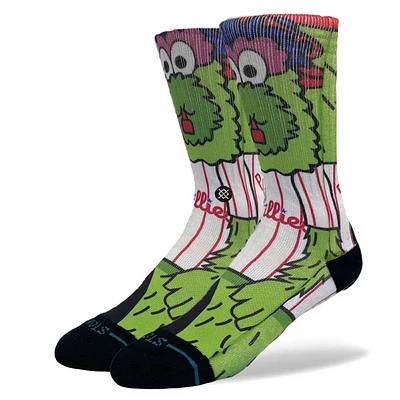 Chaussettes unisexes Stance Philadelphia Phillies Phanatic Crew