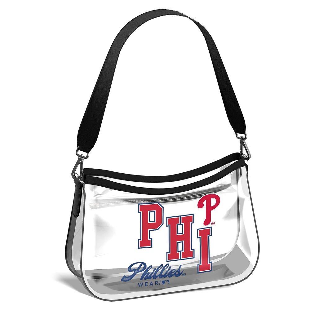 WEAR by Erin Andrews Philadelphia Phillies Clear Stadium Mini Purse