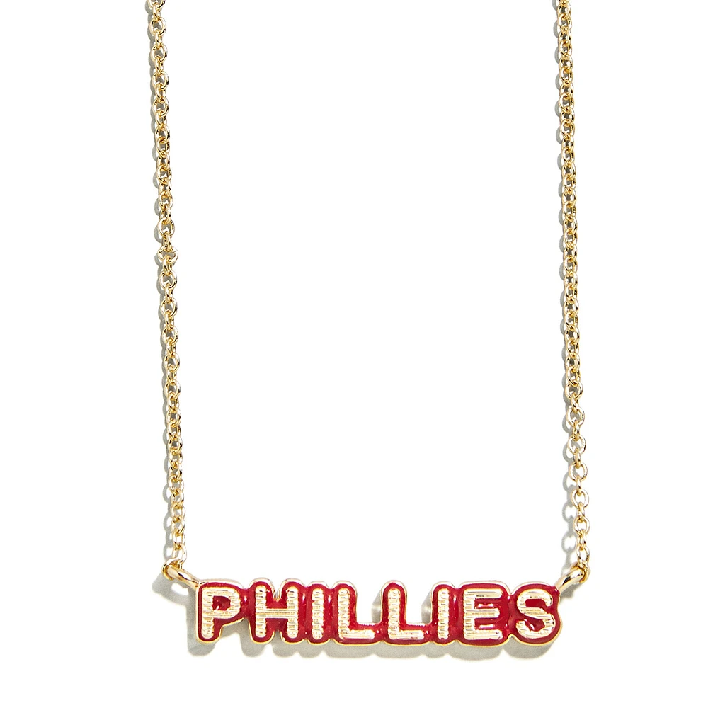 Collier en émail délicat WEAR by Erin Andrews des Phillies de Philadelphie
