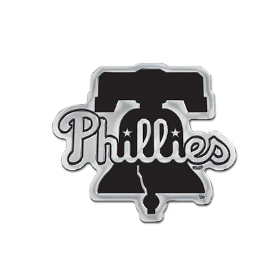 Emblème de voiture WinCraft Phillies de Philadelphie Chrome