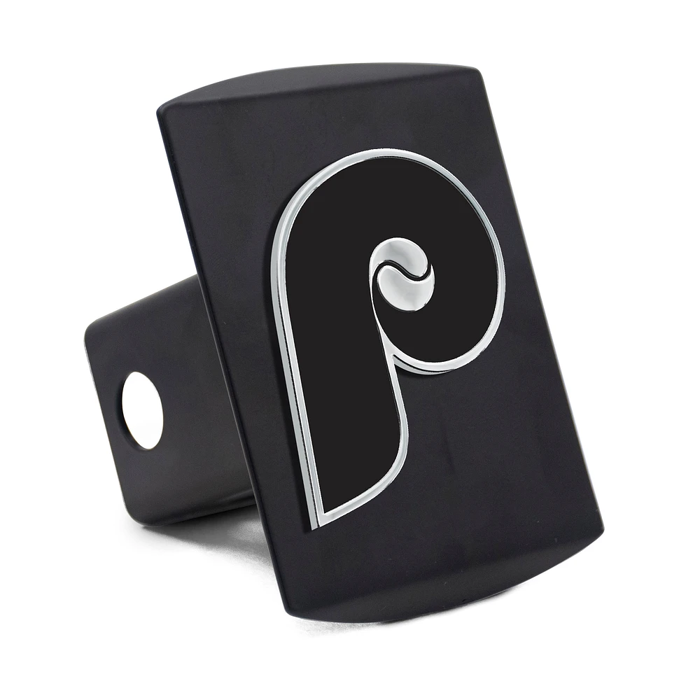 Housse d'attelage WinCraft Premium en métal chromé avec logo des Philadelphia Phillies