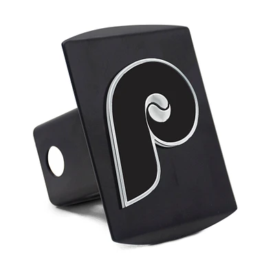 Housse d'attelage WinCraft Premium en métal chromé avec logo des Philadelphia Phillies