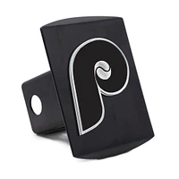 Housse d'attelage WinCraft Premium en métal chromé avec logo des Philadelphia Phillies
