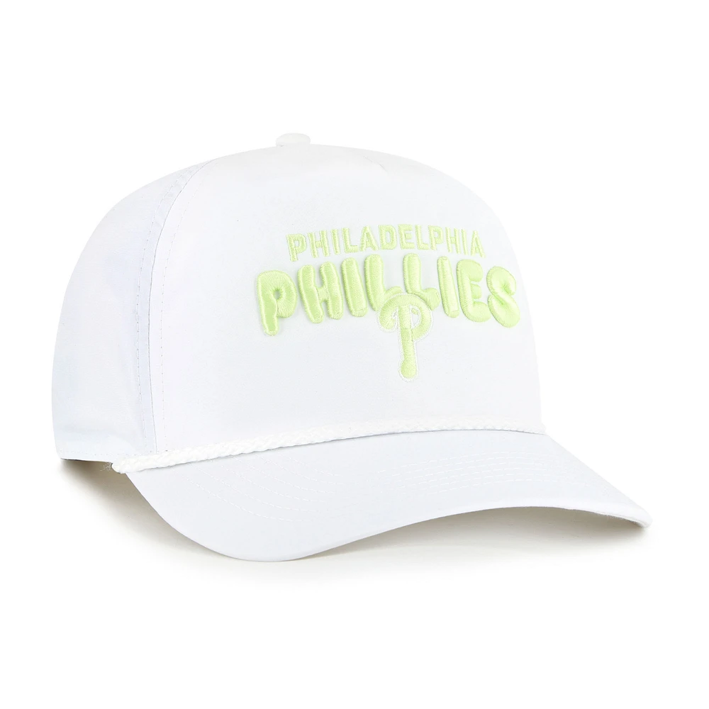 Women's '47  White Philadelphia Phillies Bright Side Adjustable Hitch Hat