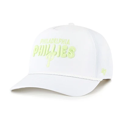Women's '47  White Philadelphia Phillies Bright Side Adjustable Hitch Hat