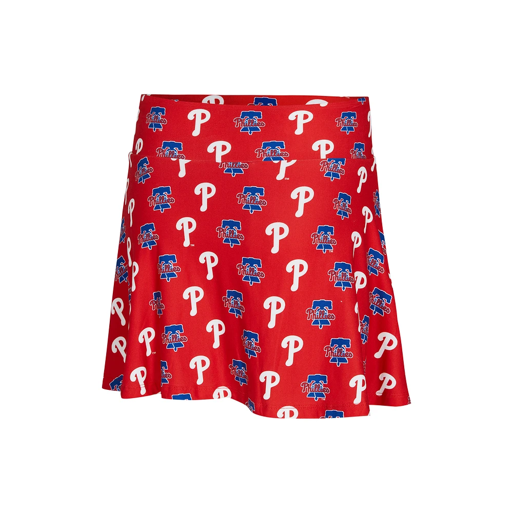 Ensemble débardeur et jupe-short en tricot rouge Philadelphia Phillies pour femme Concepts Sport