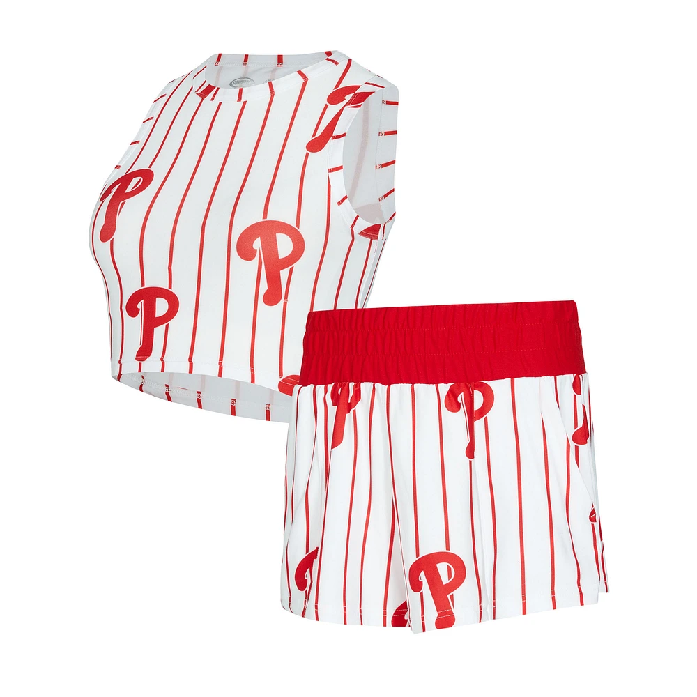 V100072 Phils 0W29 Reel AOP Pinstripe Custom Record Knit Tank & Short Set BEDLADSLP UHT #6