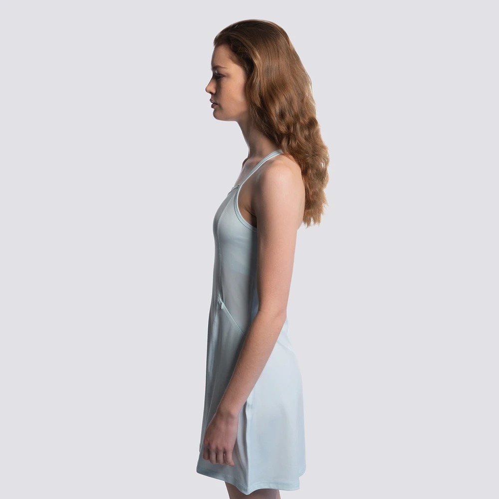 Robe à bretelles Ciara bleu clair pour femme Lusso Philadelphia Phillies