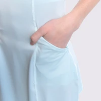 Robe à bretelles Ciara bleu clair pour femme Lusso Philadelphia Phillies