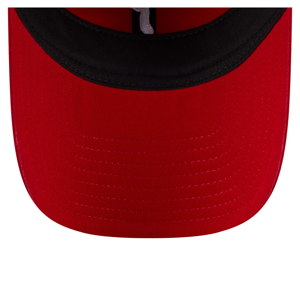 Women's New Era  Red Philadelphia Phillies Preppy Team 9TWENTY Adjustable Hat