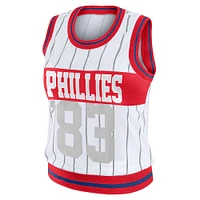 Women's WEAR by Erin Andrews  White Philadelphia Phillies Sporty Tank Top