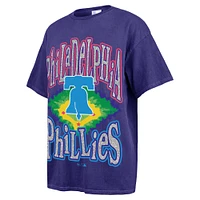 Women's '47 Navy Philadelphia Phillies Flashing Lights Boyfriend T-Shirt