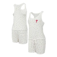 Women's Concepts Sport Cream Philadelphia Phillies Gardner Hacci Knit Romper