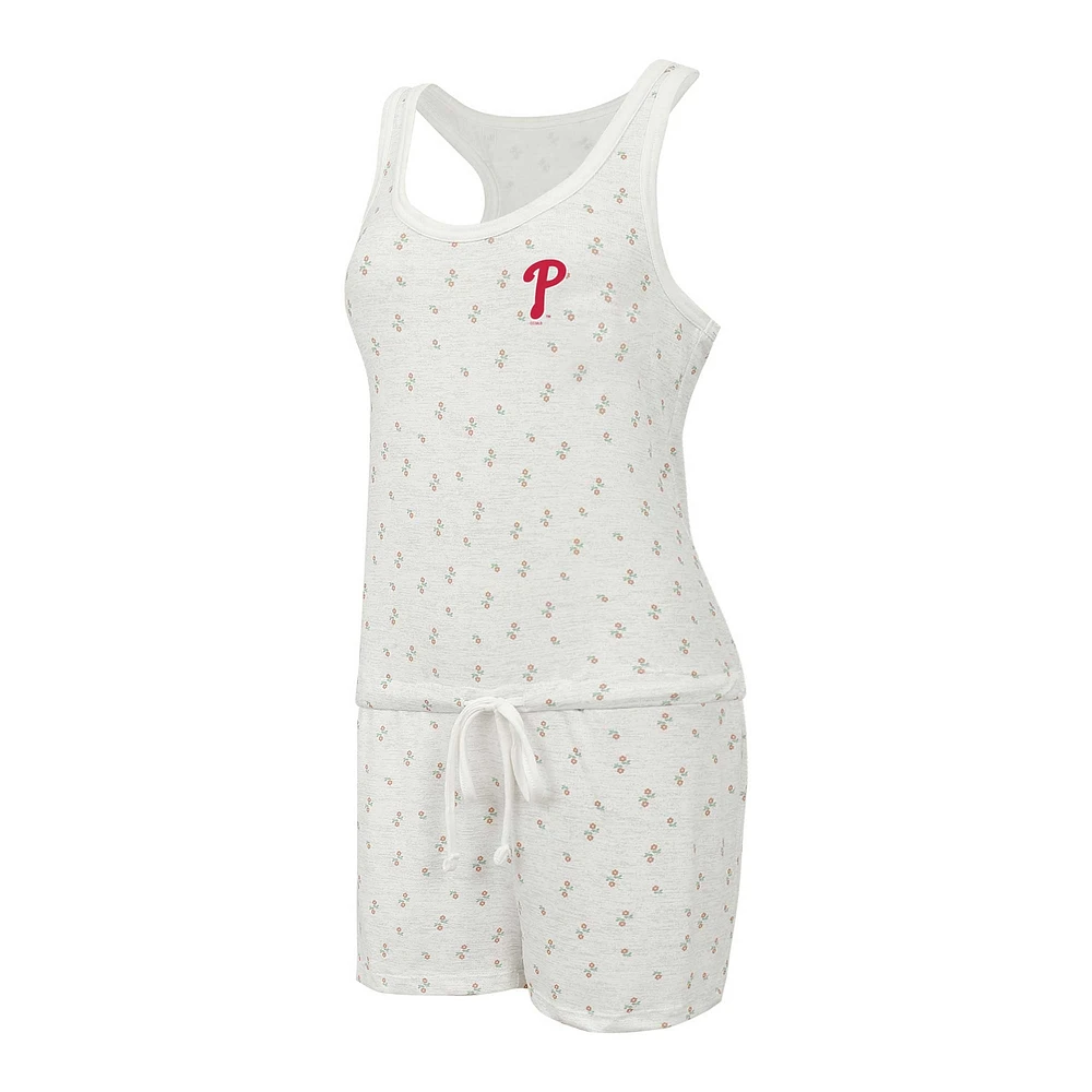 Women's Concepts Sport Cream Philadelphia Phillies Gardner Hacci Knit Romper