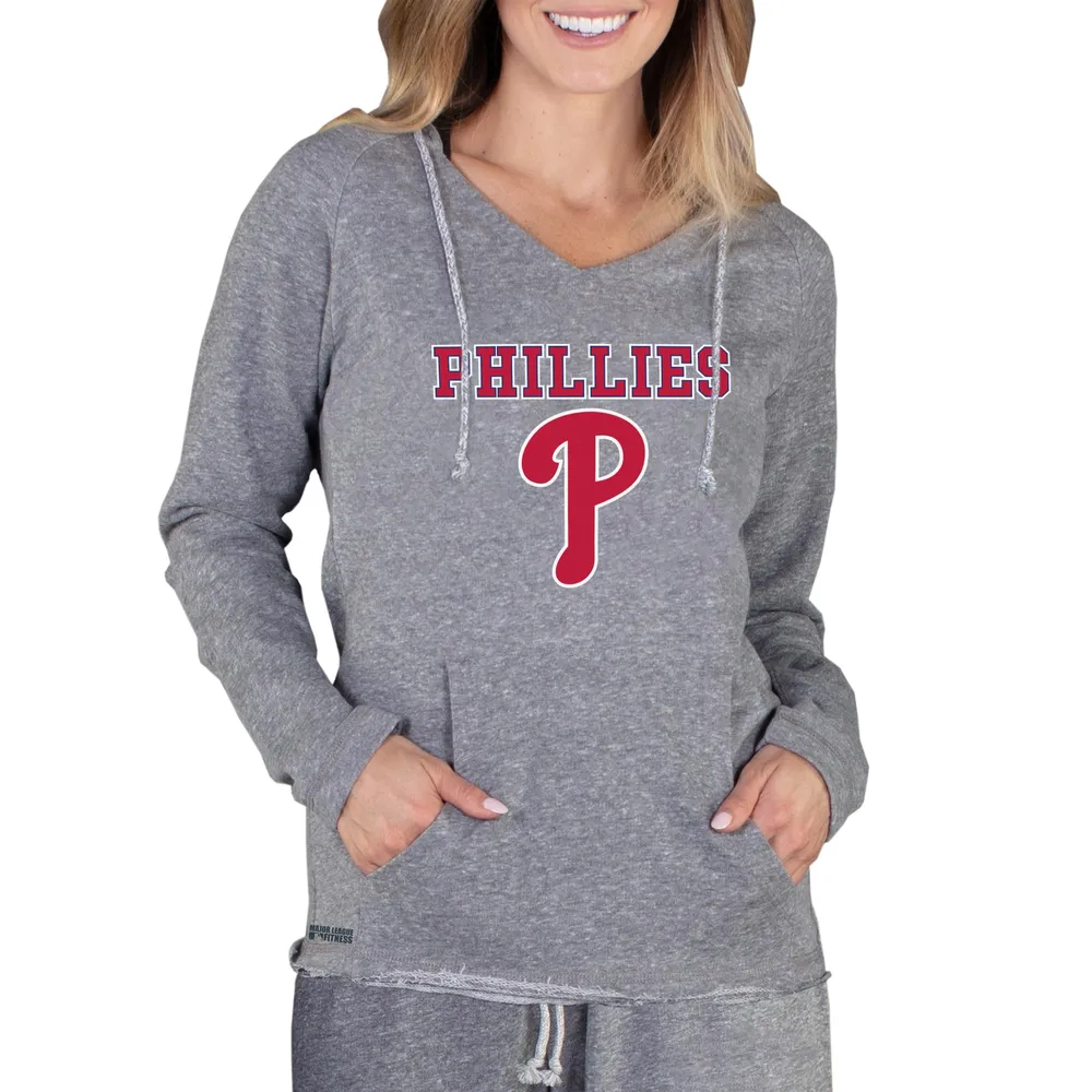 Philadelphia Phillies Women's Plus Size Colorblock Pullover Hoodie - Royal
