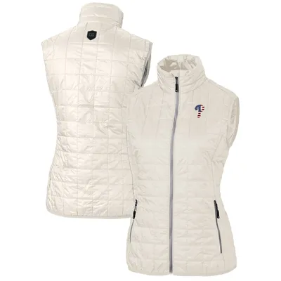 Philadelphia Phillies Cutter & Buck Women's Americana Logo Rainier PrimaLoft Womens Eco Insulated Full-Zip Puffer Vest
